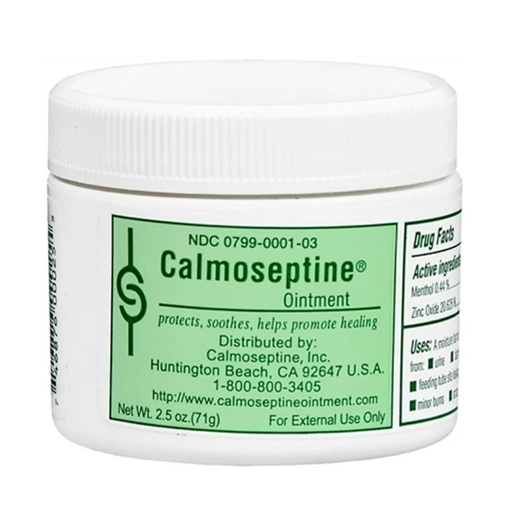 Lightweight Calmoseptine Diaper Rash Ointment Jar 2.5 Oz Consistent