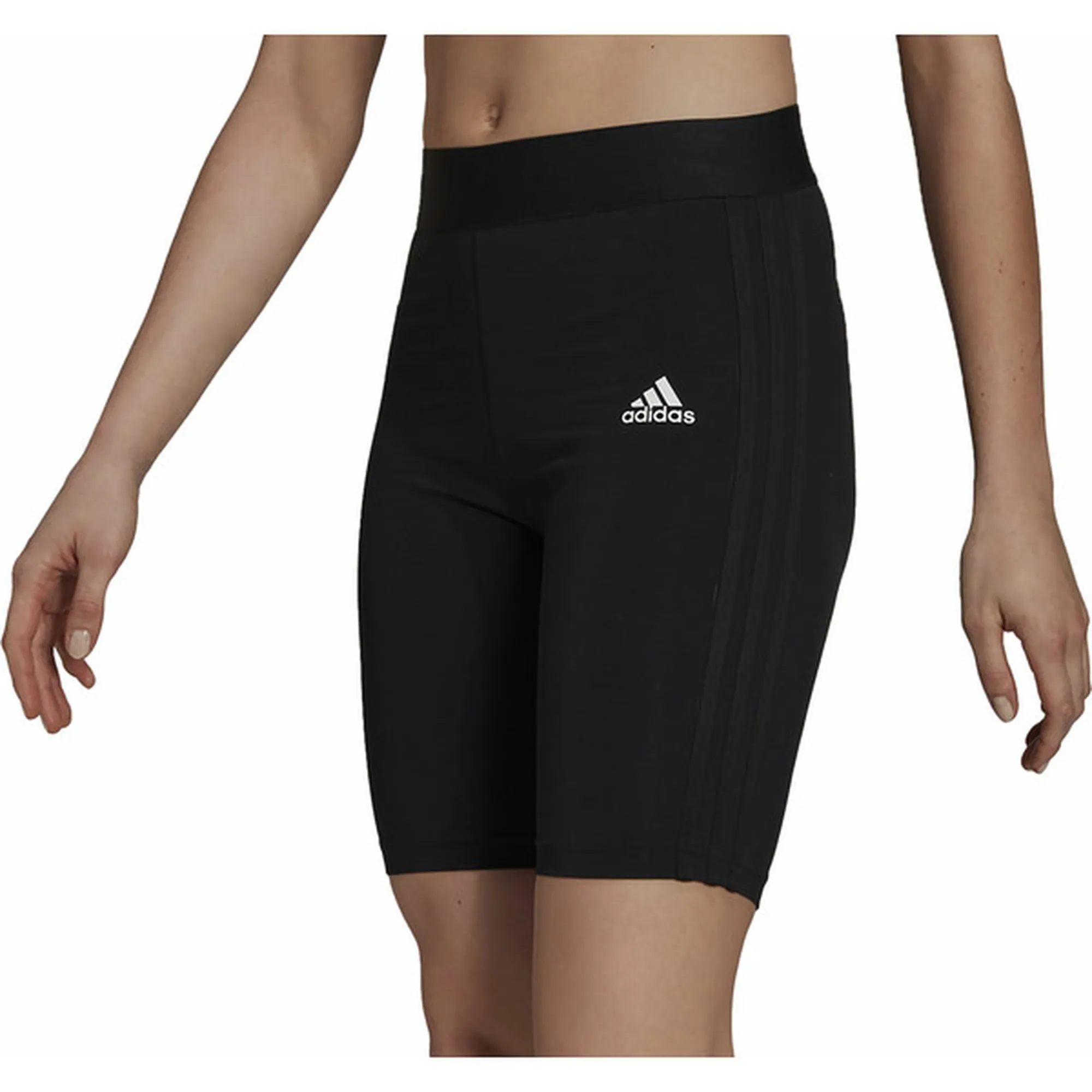 Environmentally Friendly adidas Women's Must Haves 3-Stripes Short Tights Detailed