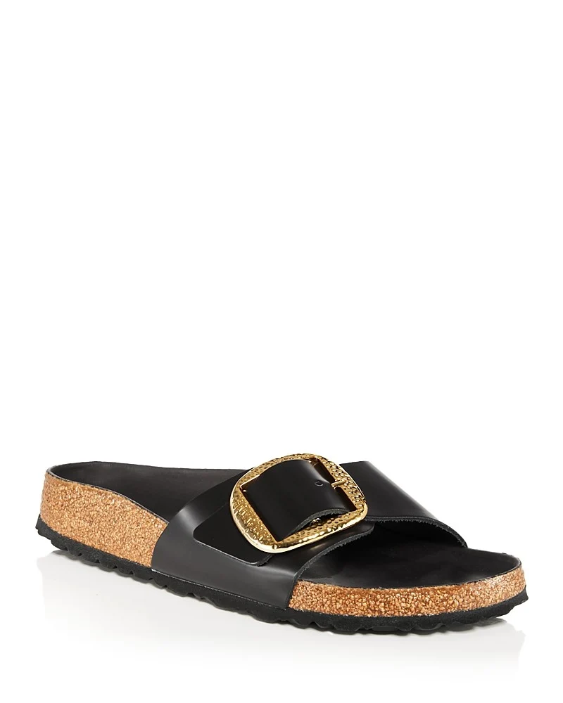 Refined Birkenstock Madrid Hammered Buckled Sandals Practical
