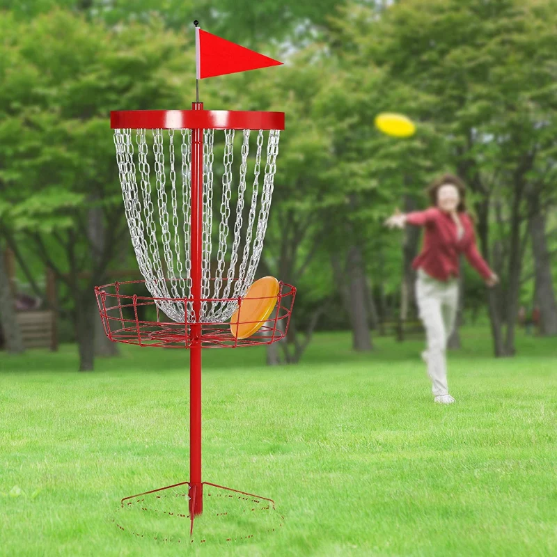 Natural Premium Portable Disc Frisbee Golf Goal Basket Fashionable