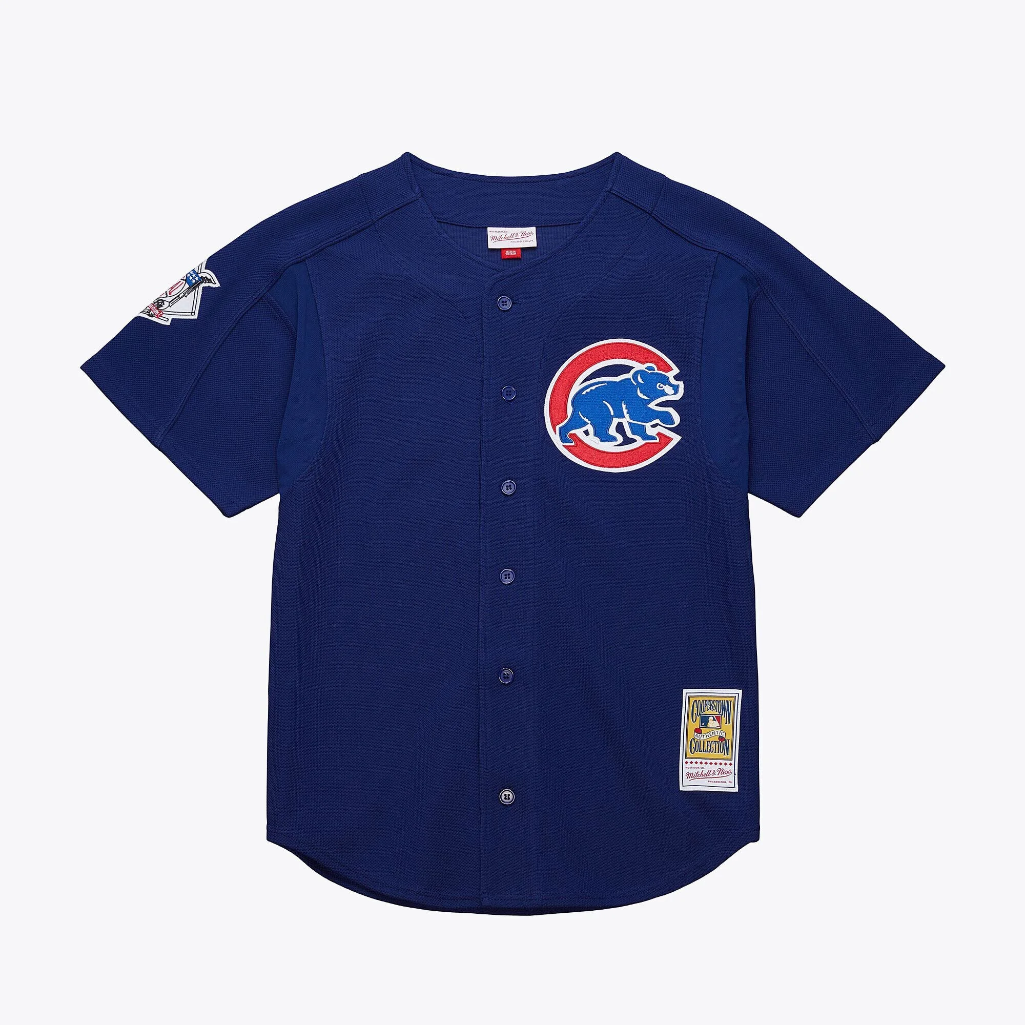 World-Class Mitchell Ness Men's MLB Dark Jersey Cubs 2005 Greg Maddux Artisan