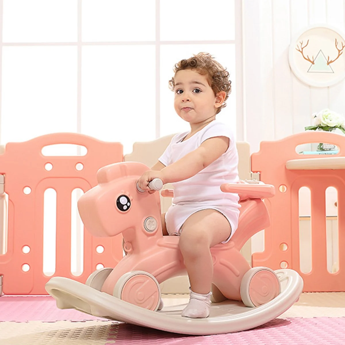 Relaxed Premium Baby Rocking Horse Toy Eco-Friendly