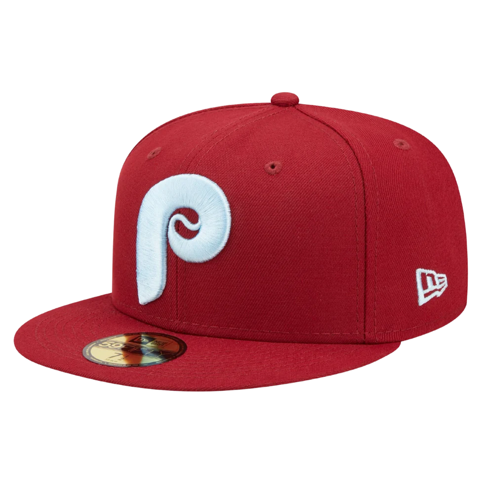 Lightweight New Era Men's MLB Philadelphia Phillies 5950 Cloud Under Fitted Fine Crafted