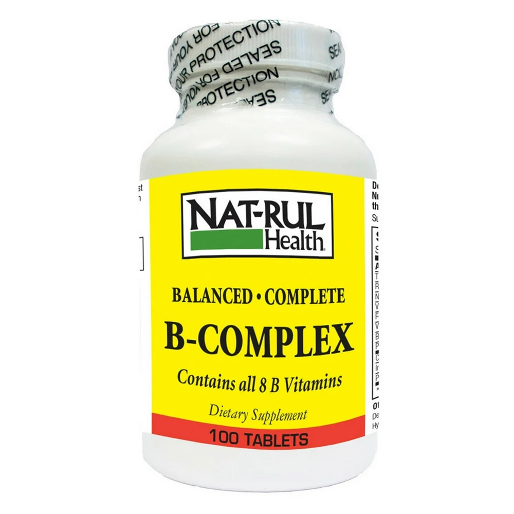 Eco-Friendly Nat-Rul B Complex Tablets - 100 Ea Soft