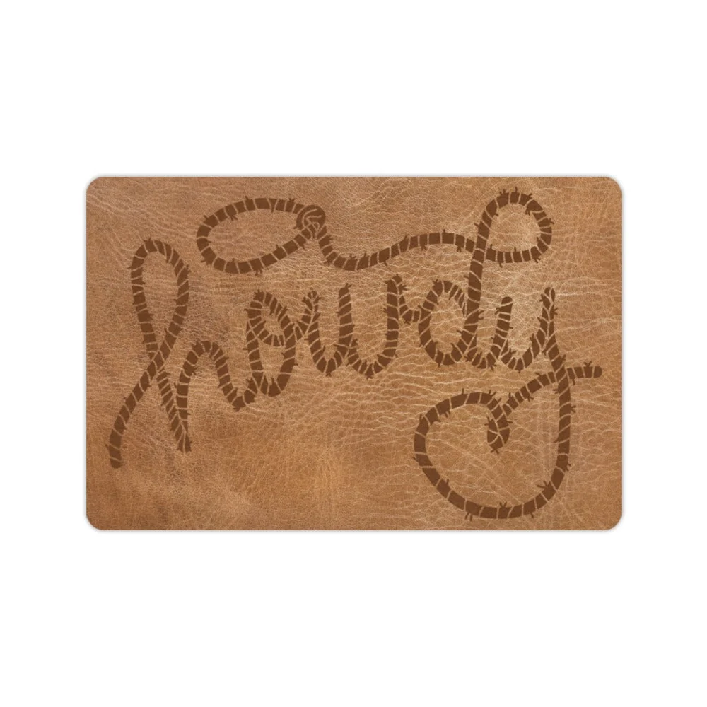 Advanced Howdy Western Floor Mat 24 x 16 Made in America Casual