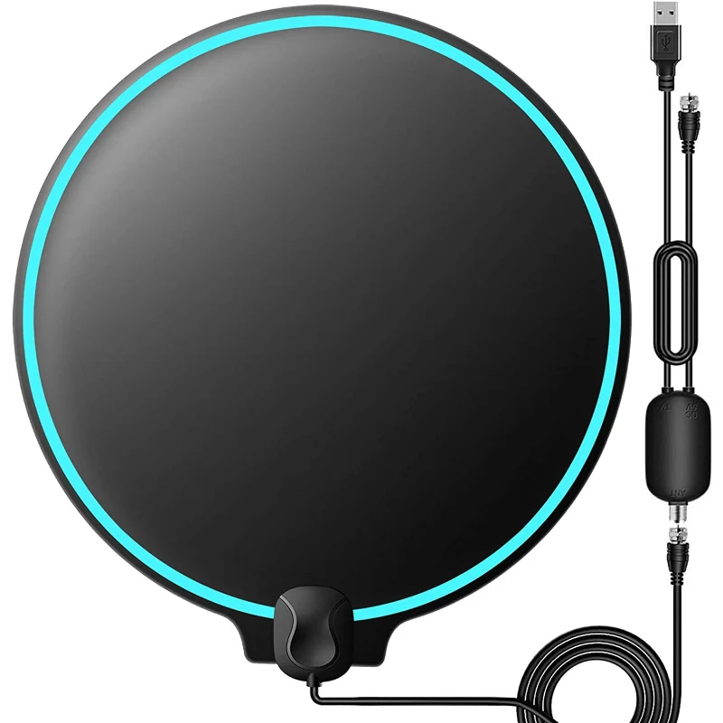 Flexible Long Range HDTV Indoor Digital TV Booster Amplified Antenna 150 Miles Healthy