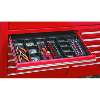 Smart Plastic Tool Box Inside Drawer Organizer Divider Rack Kitchen Desk Tool Part Bin Original