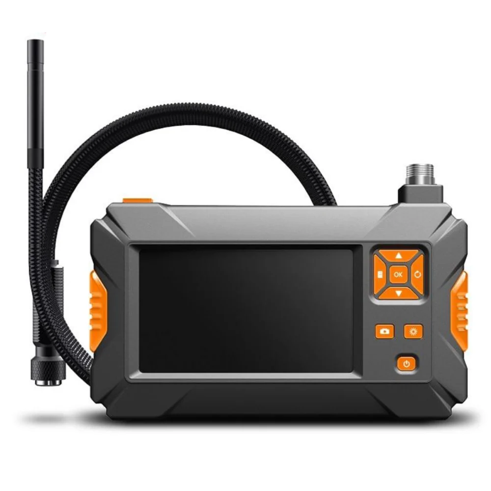 Premium Heavy Duty Drain Snake Borescope Inspection Camera 4.3 Effective