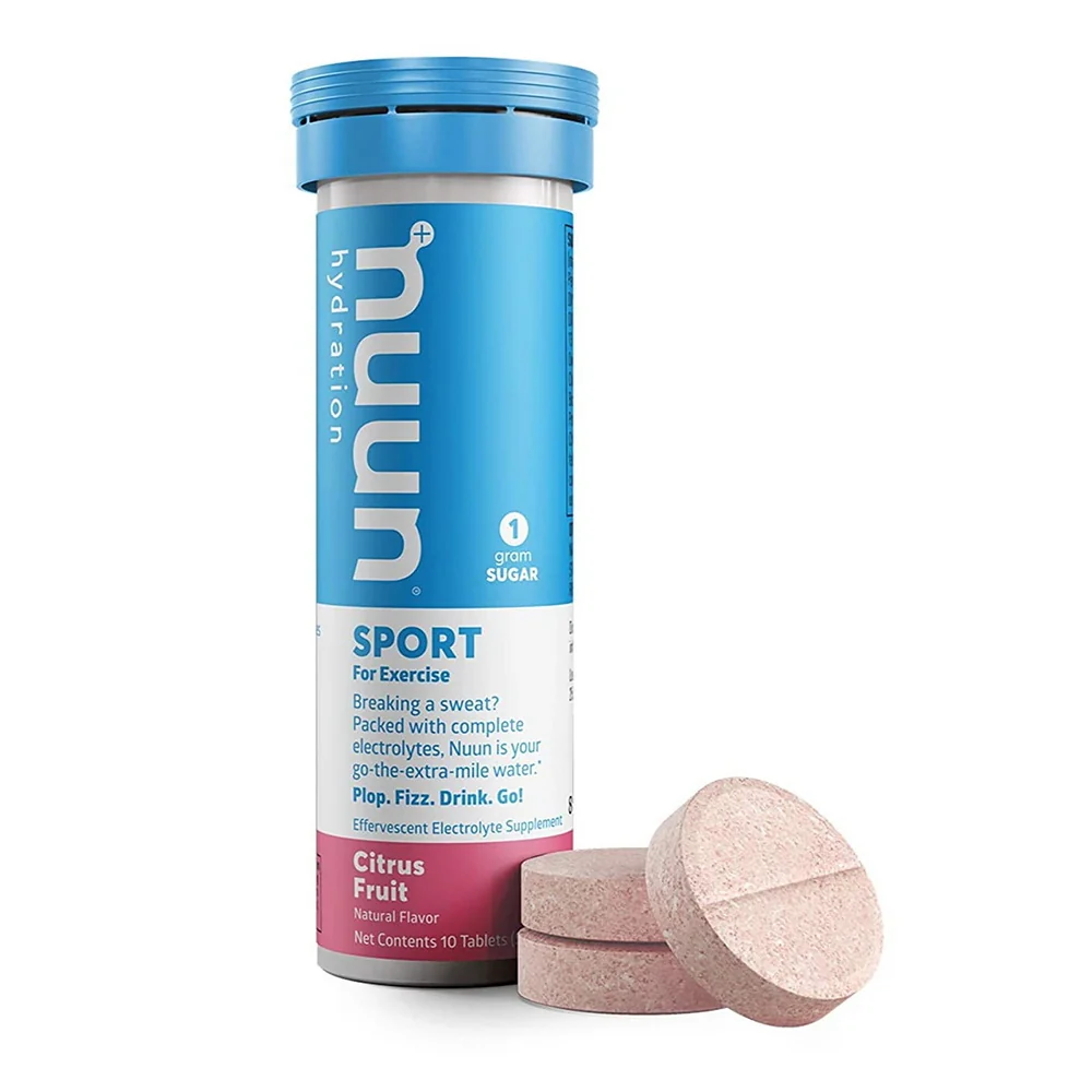 Unique Nuun Active Hydration Electrolyte Enhanced Drink Tabs Citrus Fruit 10 Ea Genuine
