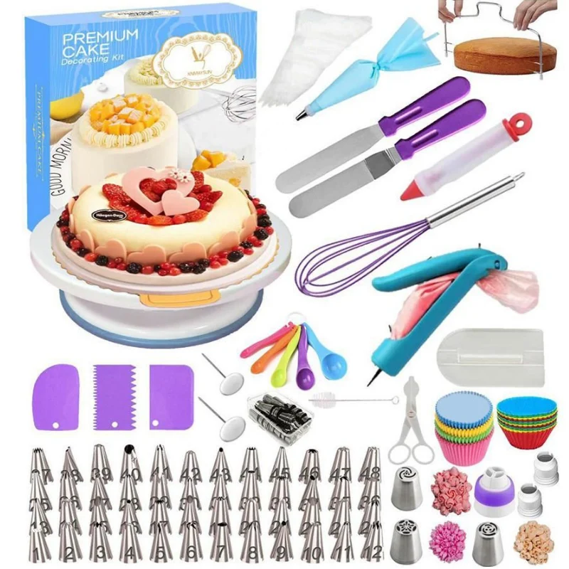 Trendy Cake Decorating Supplies Tool Kit 219 pcs User-Friendly