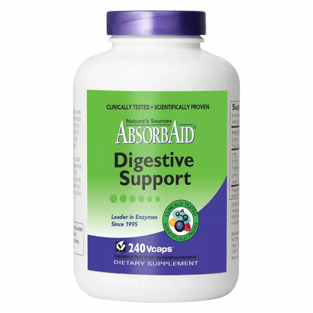 Comfortable Natures Sources Absorb Aid Digestive Support Vegetarian Capsules - 240 Ea Luxury