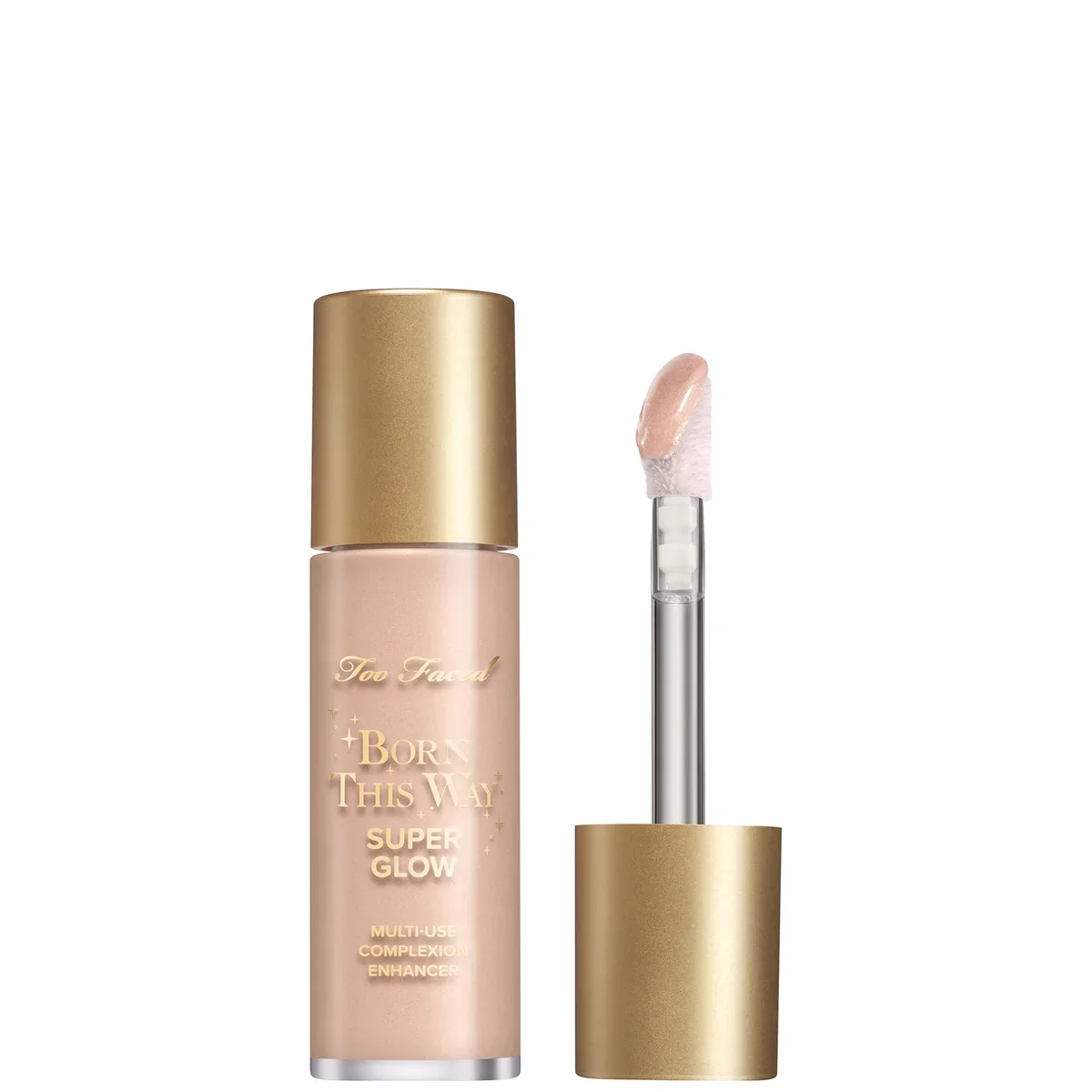 Safe TOO FACEDBORN THIS WAY SUPER GLOW MULTI USE COMPLEXION ENHANCER POLISHED PETAL Verified