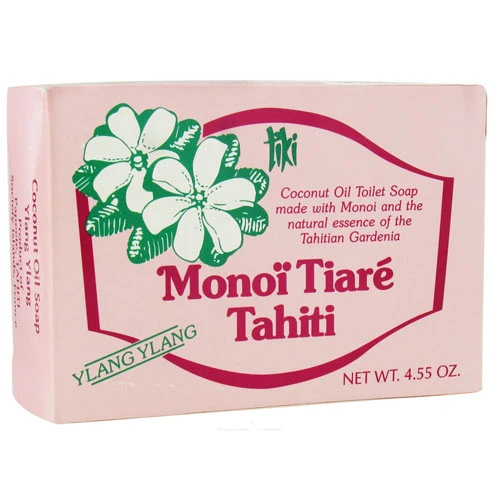 Secure Monoi Tiare Tahiti Coconut Oil Toilet Soap With Ylang Ylang 4.55 Oz Luxury