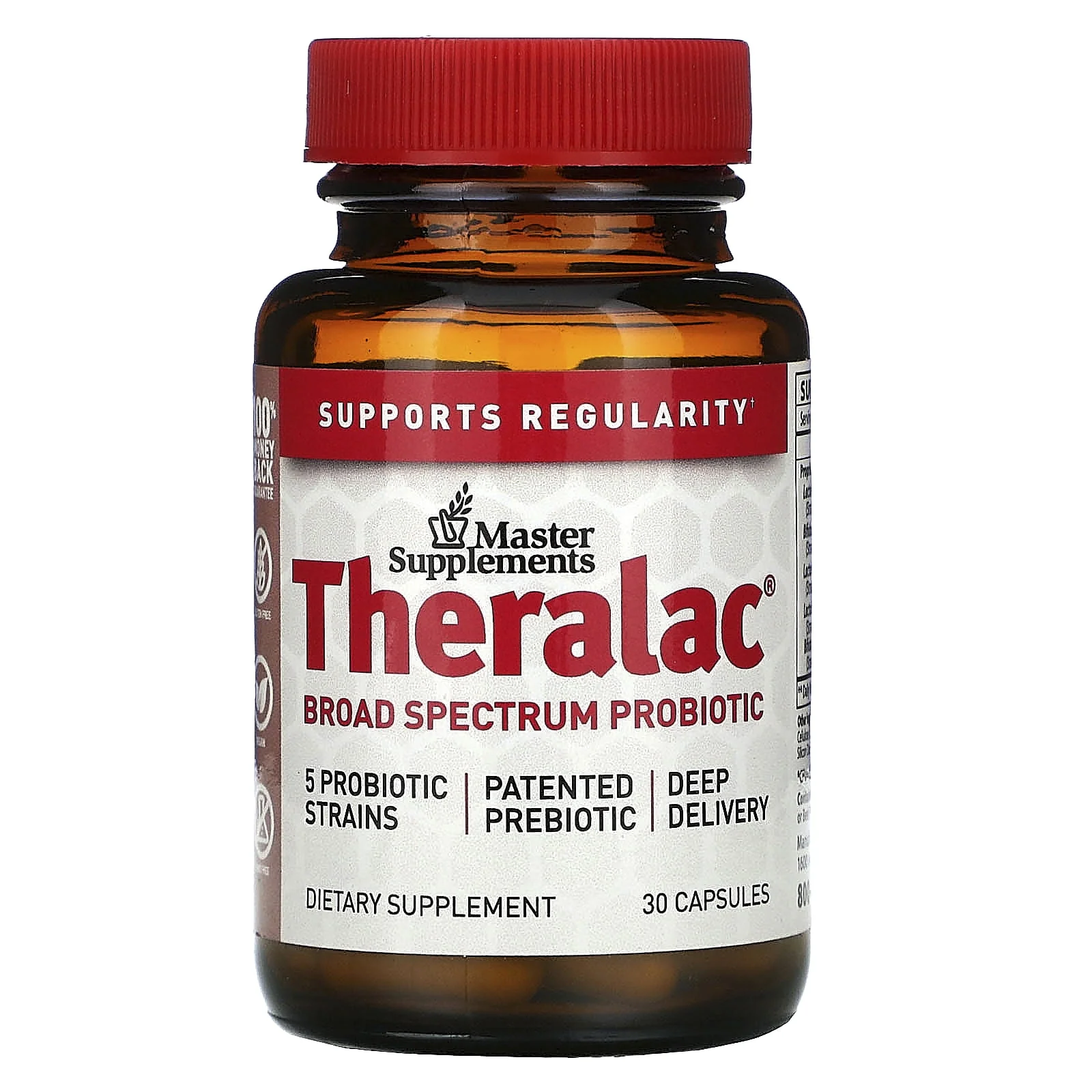 Comfortable Master Supplements Theralac Bio Replenishing Probiotic Capsules 30 Ea Carefully Designed