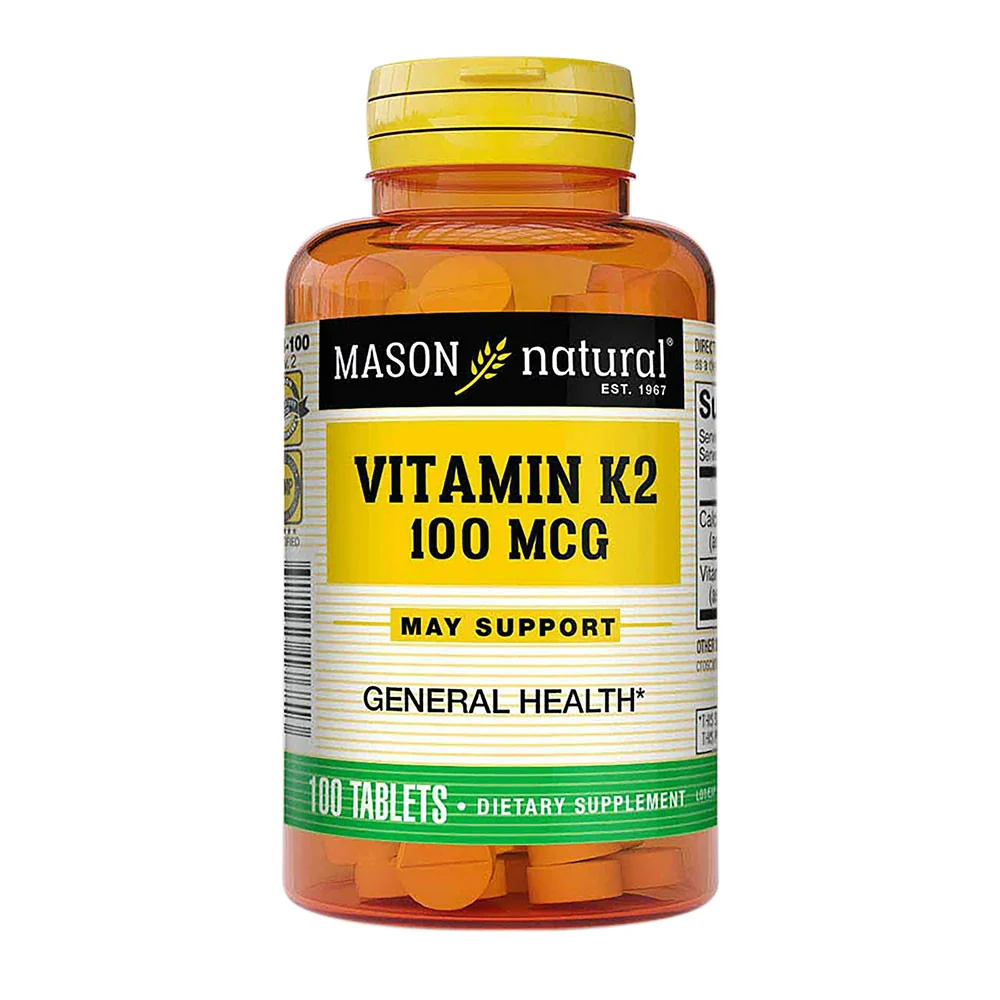 Specialty Mason Natural Vitamin K2 100 mcg General Health Tablets 100 Ea Selected