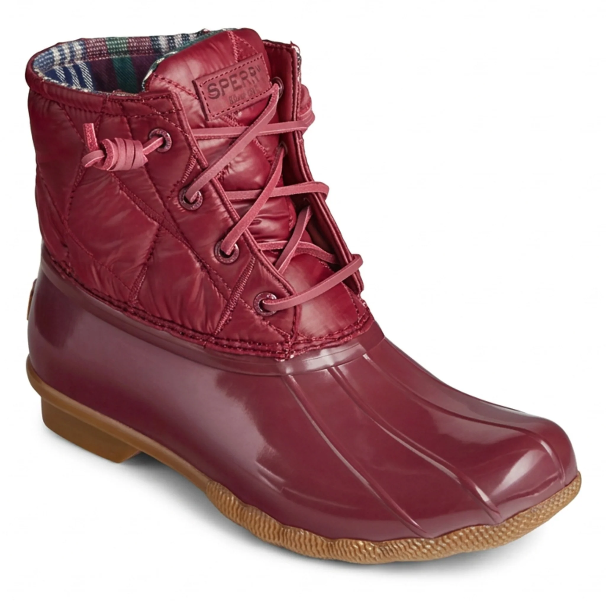 Authentic Sperry Women's Saltwater Nylon Quilt Boots Official