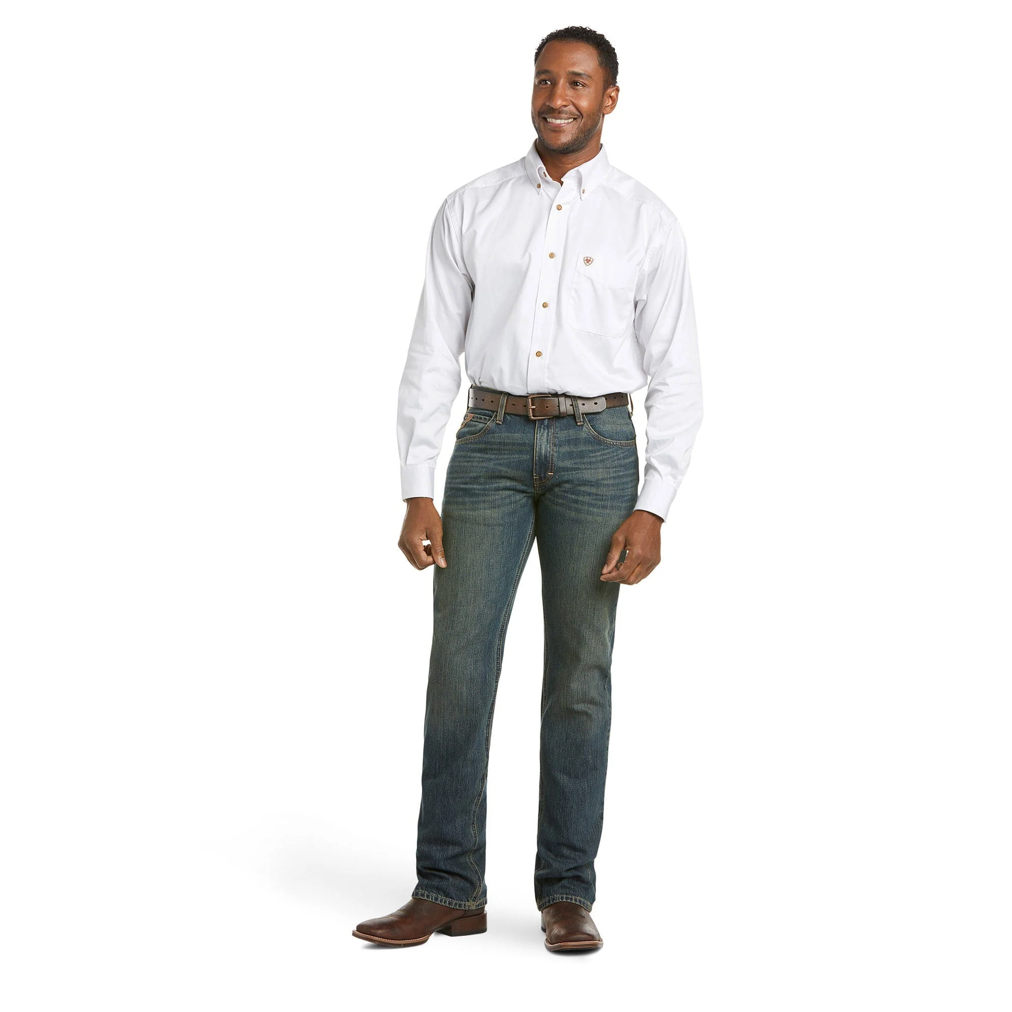 Environmentally Friendly Ariat Men's M5 Slim Legacy Stackable Straight Leg Jean Enhanced