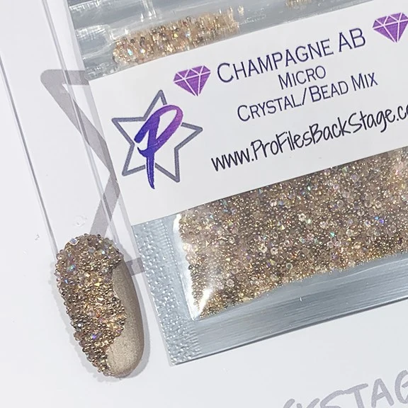 Proven Micro Crystal Bead Mix Champagne AB Trendy