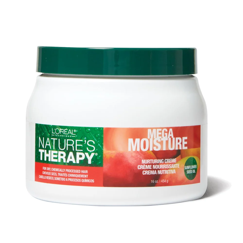 Trusted Lo Natures Therapy Mega Moisture Creme Deep Conditioning for Softer Smoother and Tangle Tree Hair 16Oz 454g Contemporary