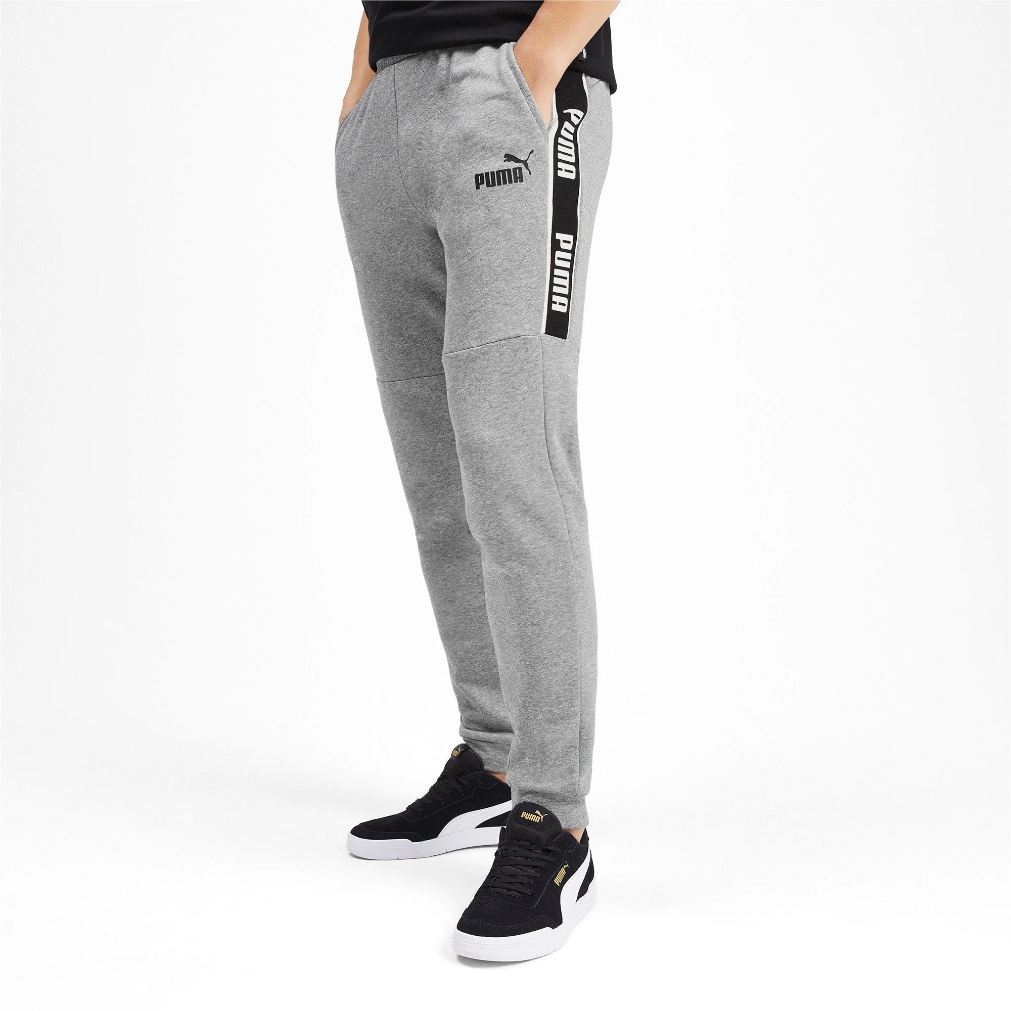 Eco-Friendly Puma Men's Amplified Pants Tr Pants Pure