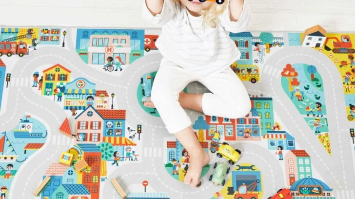 Breathable Crossroads City Play Mat Trusted