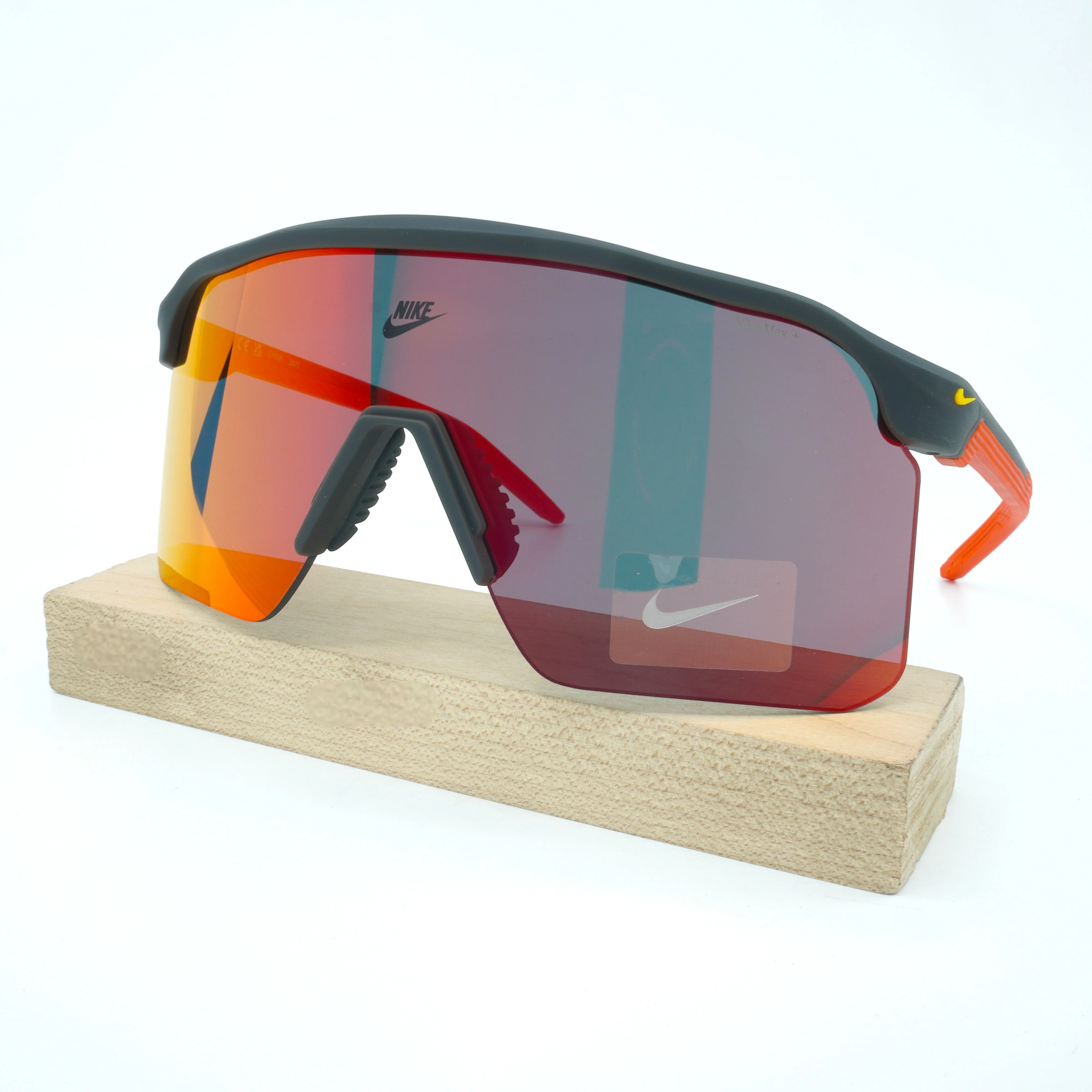 Dependable Nike Men's Expedition Shield Sunglasses - IB6562X-200 Excellent