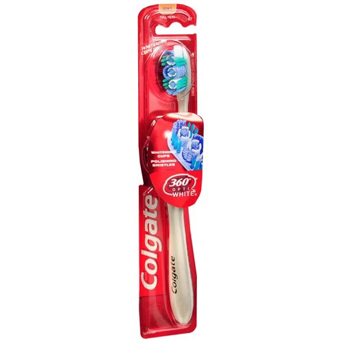 Original Colgate 360 Optic White Full Head Toothbrush Soft - 1 Ea Outstanding