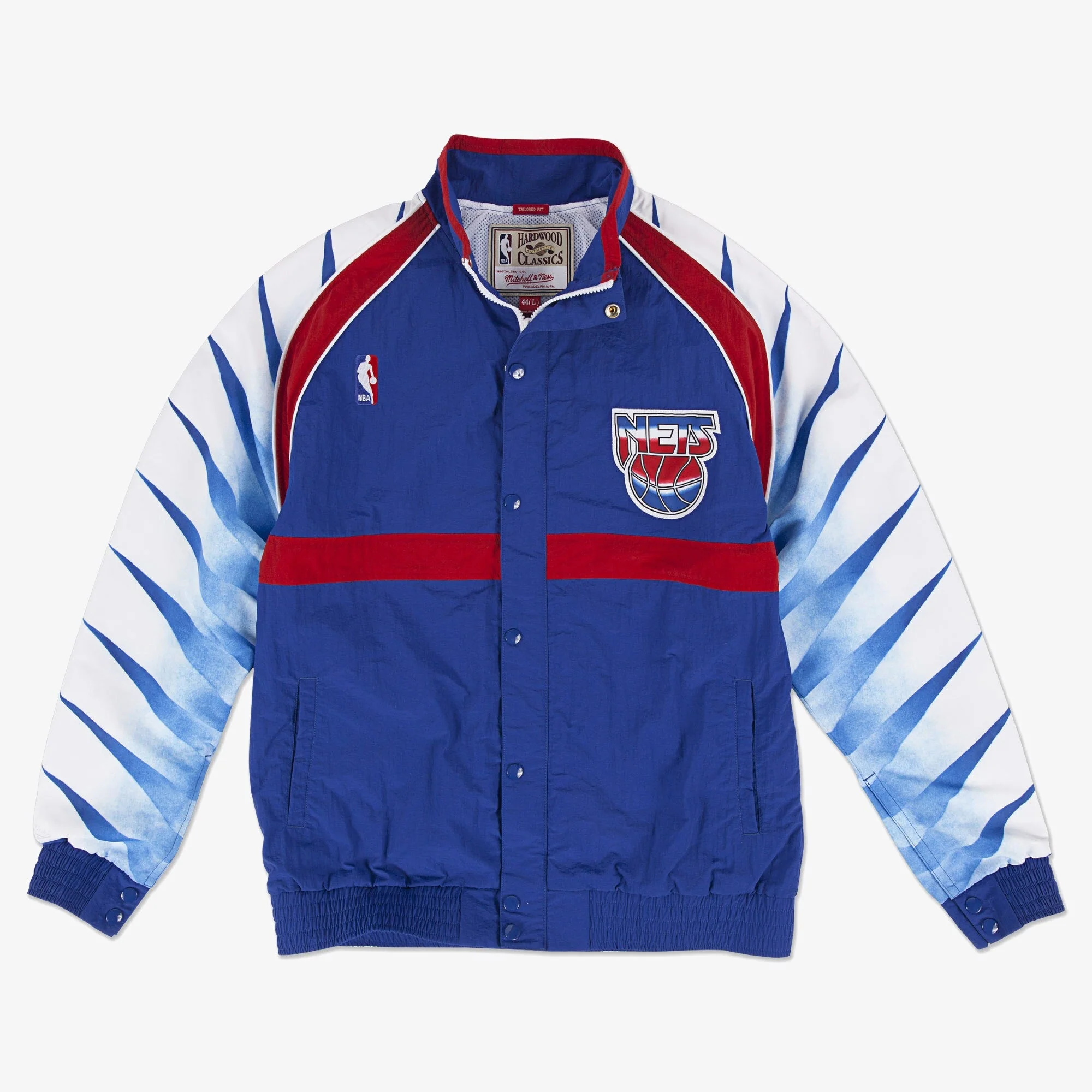 High-End Mitchell Ness Men's NBA Warm Up Jacket Nets 93-94 Durable