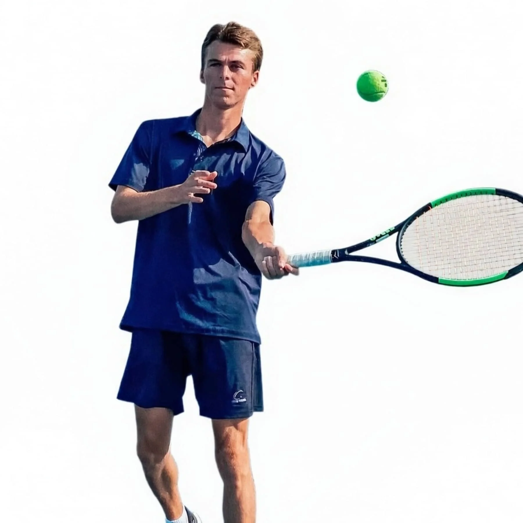 High-Performance Men's Short Sleeve Collared Polo Smooth