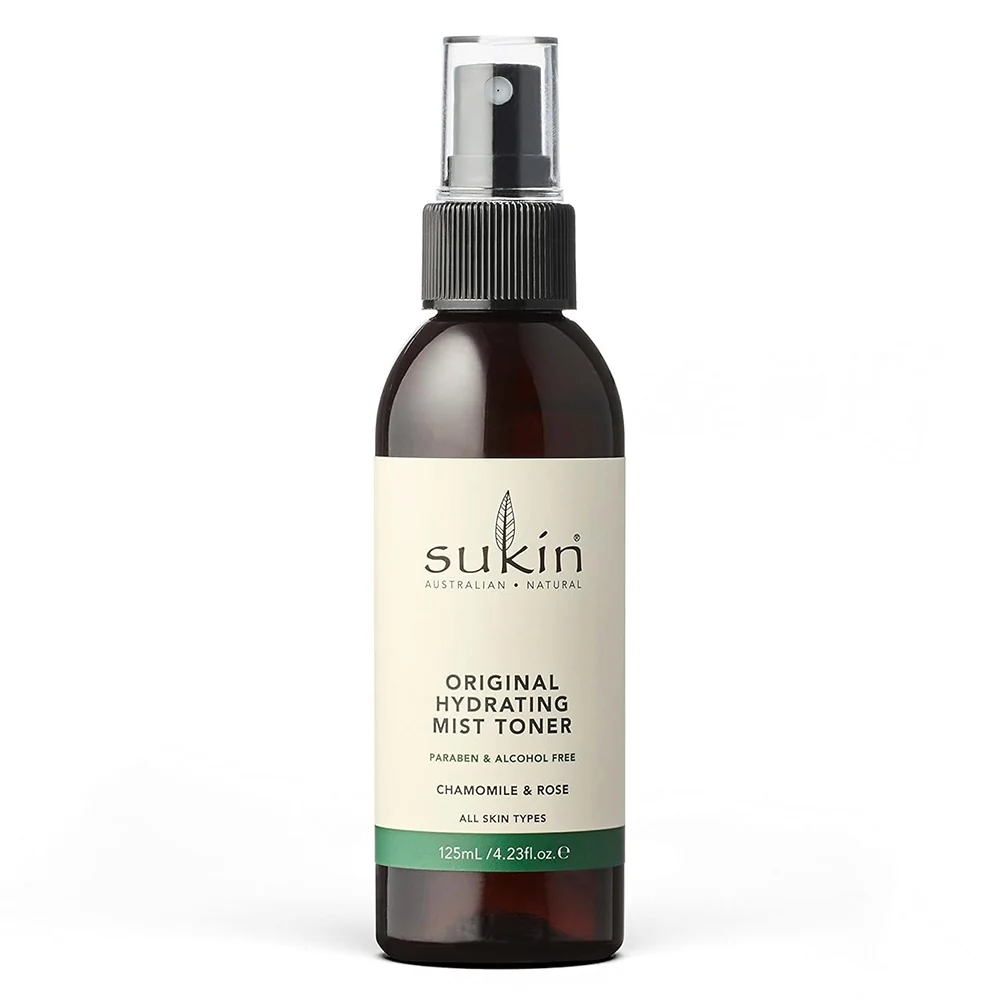 Traditional Sukin Hydrating Mist Face Toner for Refreshing and Soothing Skin 4.23Oz 125ml Reusable