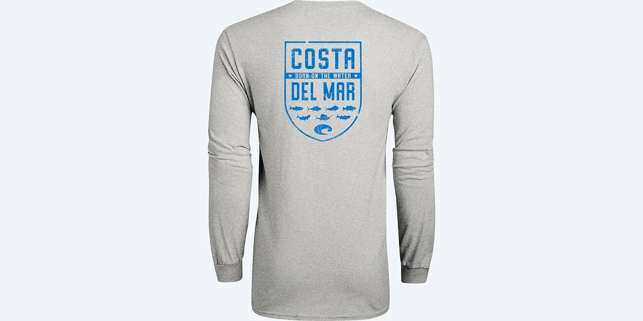 Casual Costa Men's Species Shield Long Sleeve Long Sleeve Shirts Unique