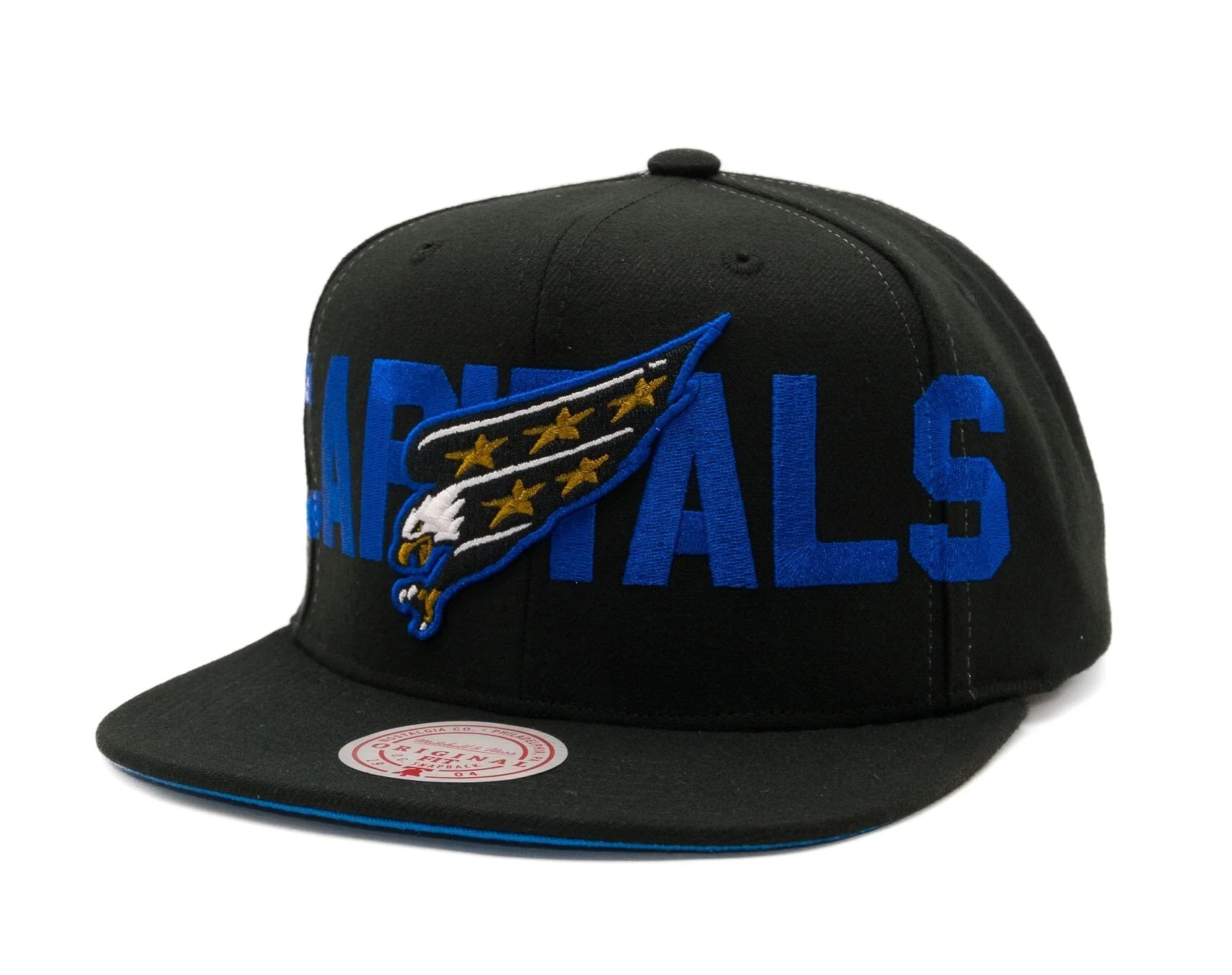 Reusable Mitchell Ness Men's NHL Full Frontal Snapback Vntg Capitals Snapback Caps Dependable