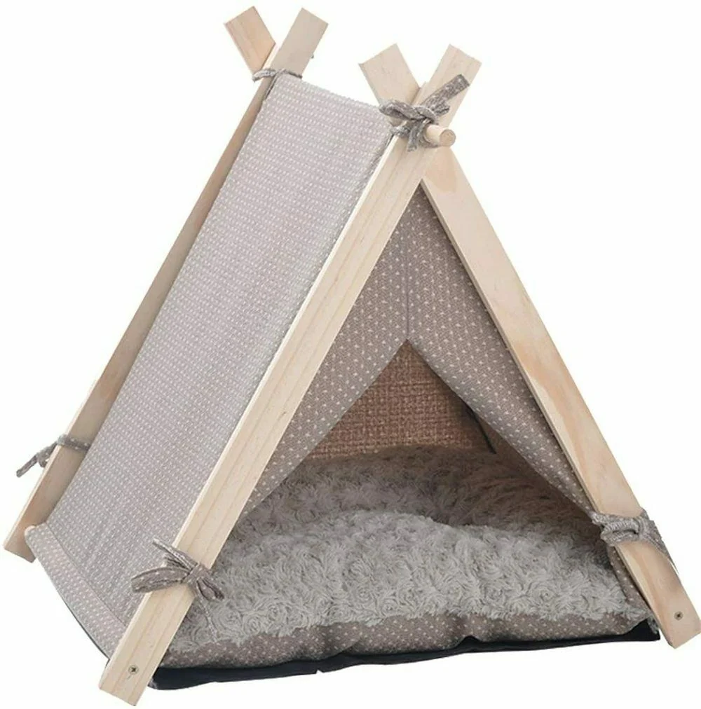 Expertly Made Large Portable Cozy Pop Up Pet Dog Teepee Dependable