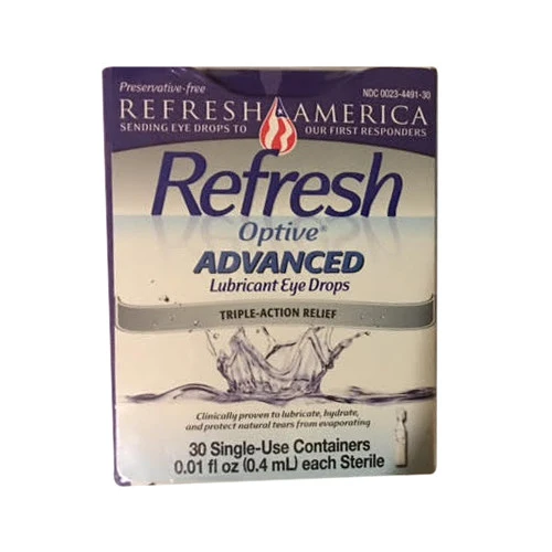 Advanced Refresh Optive Sensitive Lubricant Eye Drops - 30 Ea Detailed