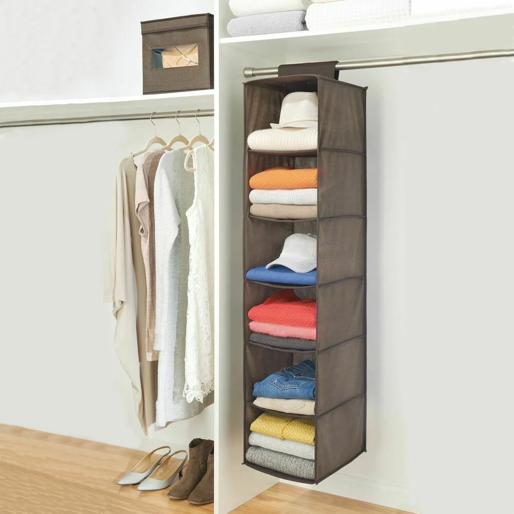 Lightweight Large Hanging Closet Organizer Drawer Storage Shelves Versatile