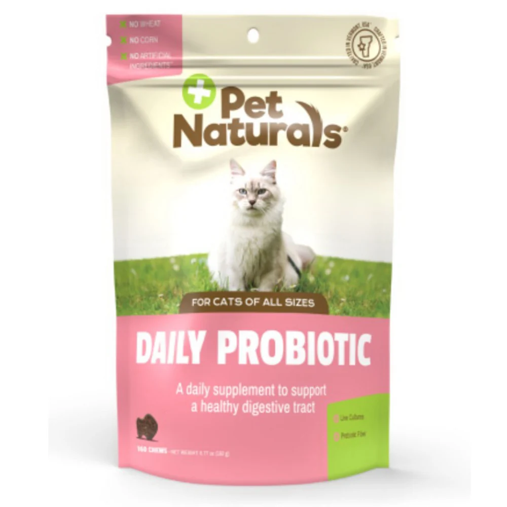 Safe Pet Naturals Daily Probiotic Chews for Cats Duck Flavor 160Ea Original