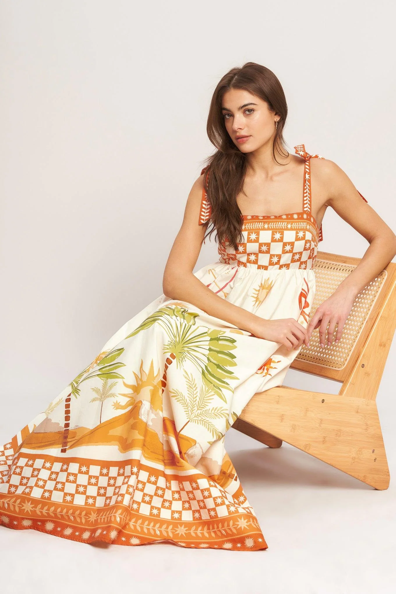 Smooth Palm Coast Dream Woven Maxi Dress First-Class
