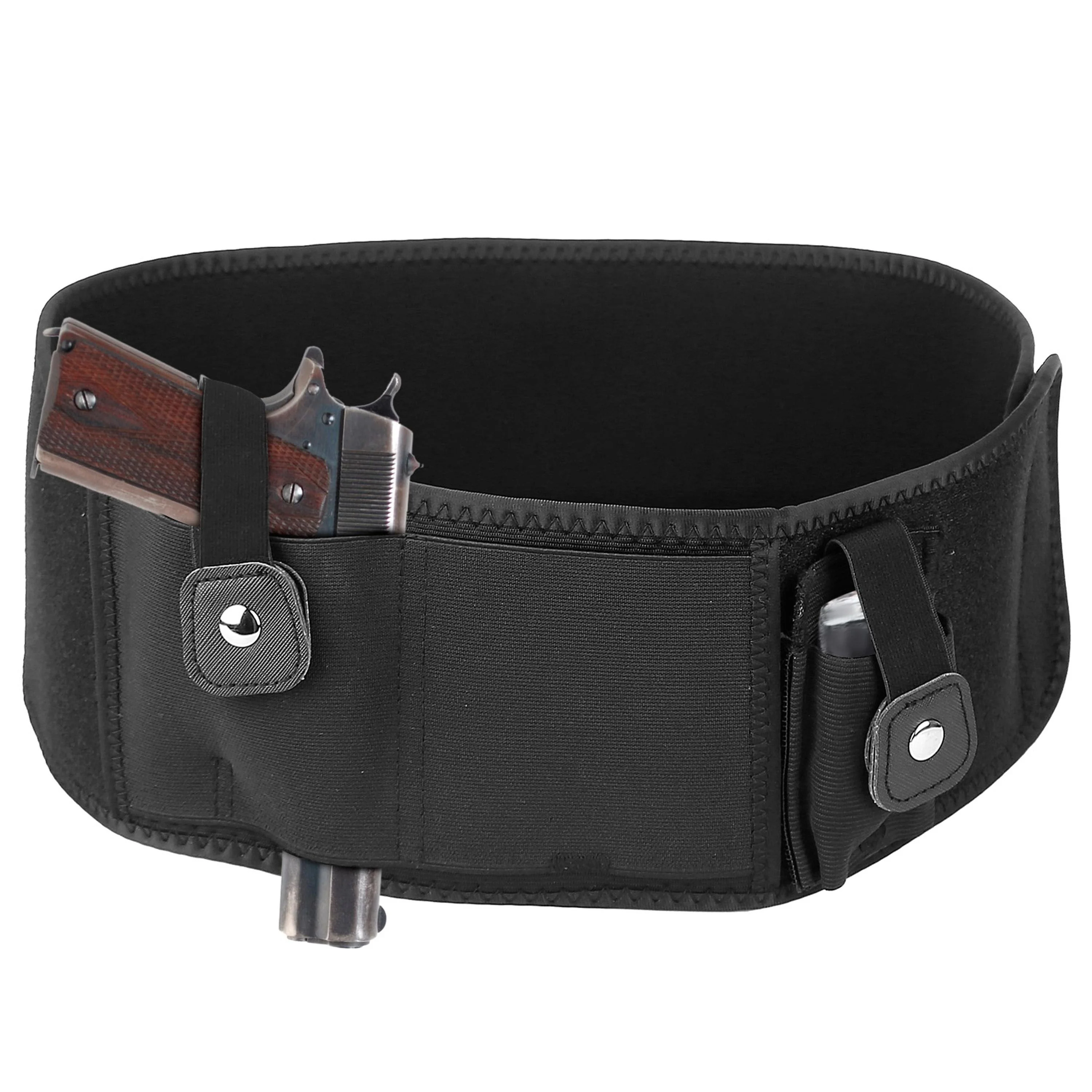 Reliable Fresh Fab Finds Belly Band Gun Holster Adjustable Waist Carry Tactical Pistol Pouch Breathable Neoprene Gun Belt Bag Recyclable