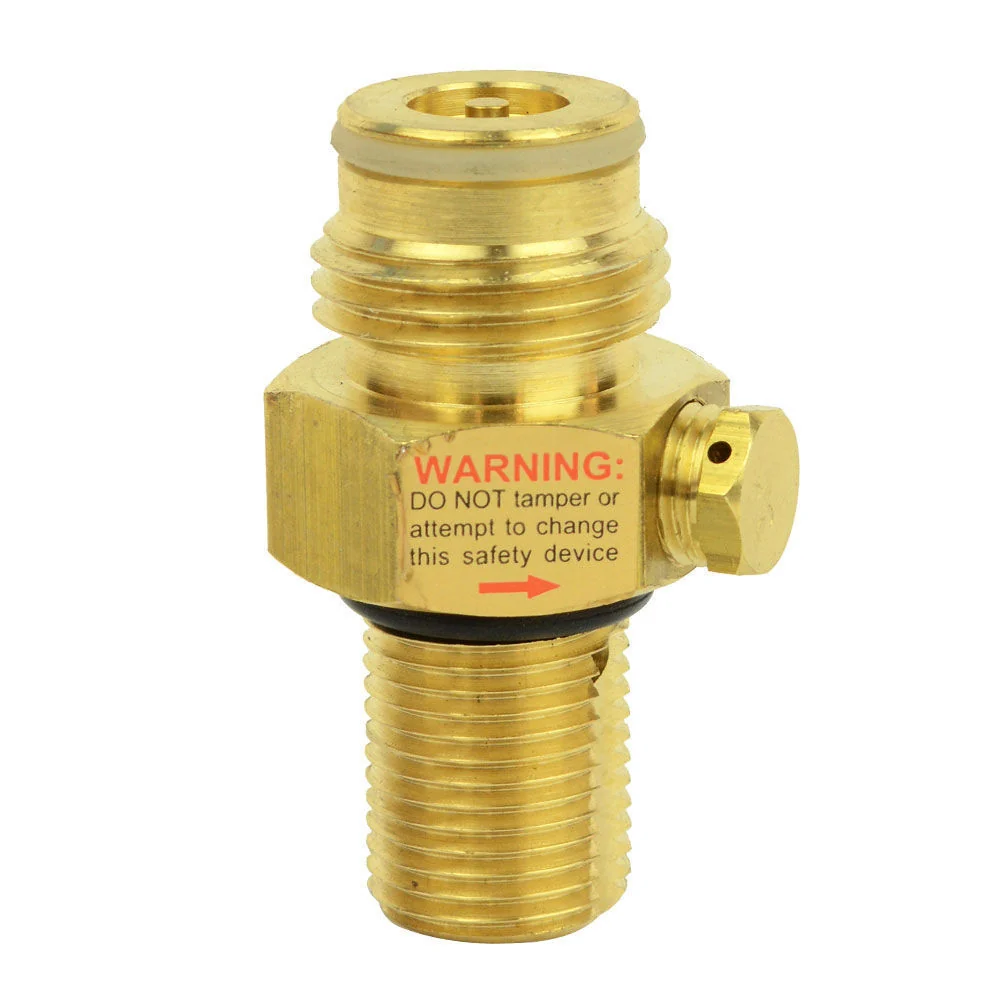 Elite Brass Pin Valve Head Manifold for CO2 Paintball Tank C02 Paint Ball Traditional