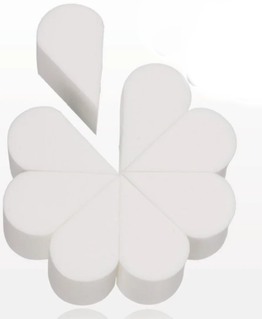 Expertly Made Sponge Chrome Applicators - Flower makes 8 pieces Smart