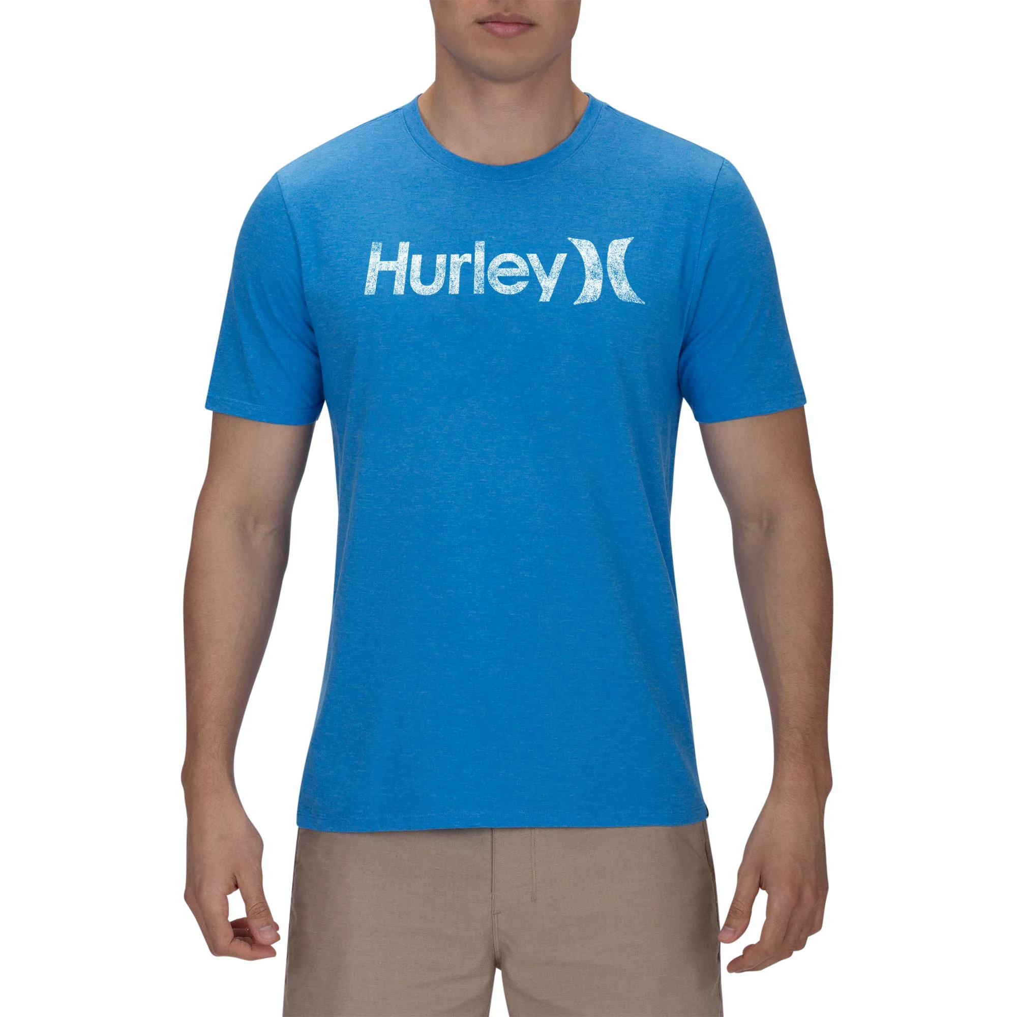 Authentic Hurley Men's Premium One Only Push Through Tee T-Shirts Pure
