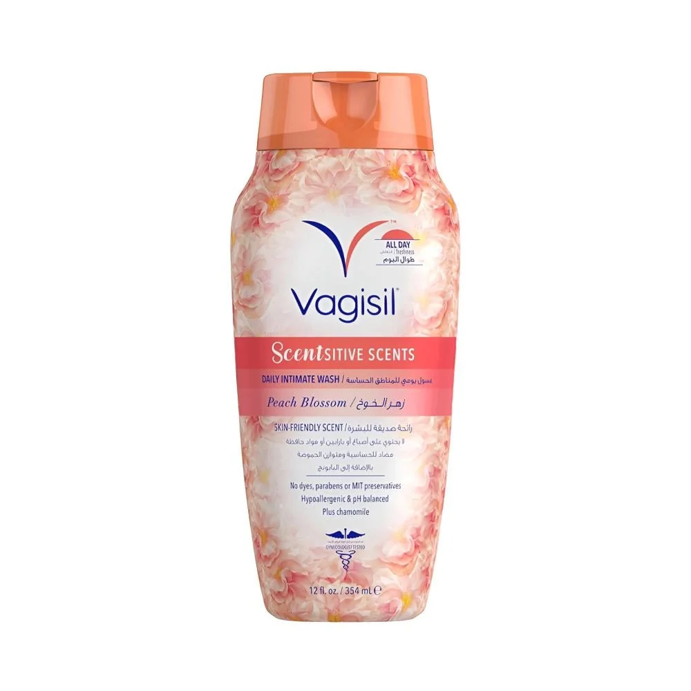 Organic VAGISIL SENSITIVE SCENTS DAILY INTIMATE WASH - PEACH BLOSSOM Minimalist