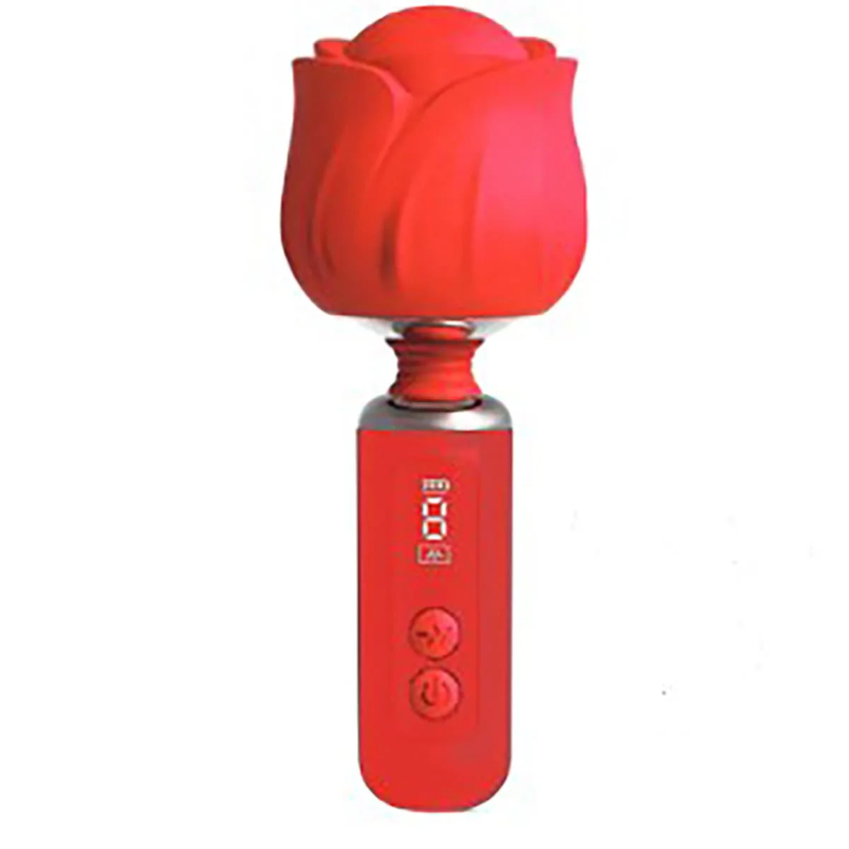 Versatile Amie Encore Mini Red Rose Personal Massager Wand Efficient
