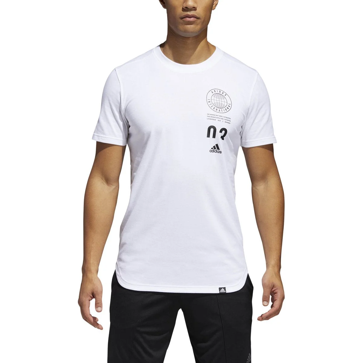 Convenient adidas Men's Stack Scoop Tee T-Shirts Carefully Designed