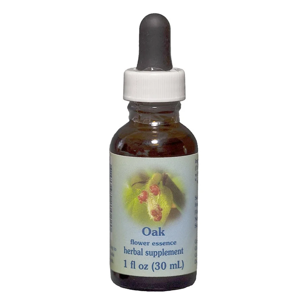 Breathable Flower Essence Services Oak Dropper 1 Oz Eco-Friendly