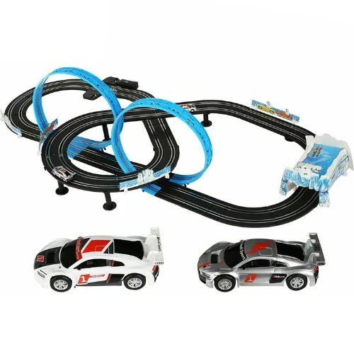 Expertly Made Kids Electric Slot Toy Race Car Track Set 20 Ft Next-Generation