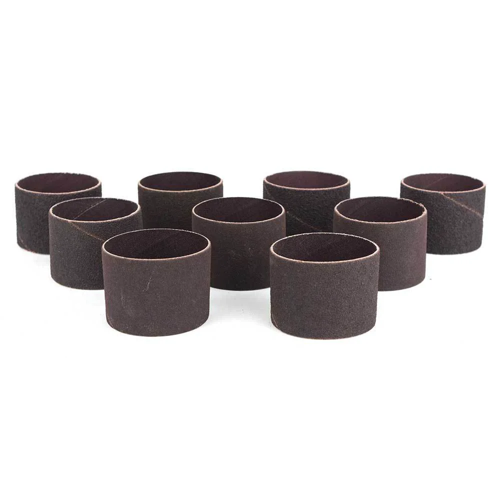 Versatile 9PC Pack of 2 Diameter x 1-1 2 Inch Sanding Drum Sleeves High-Performance