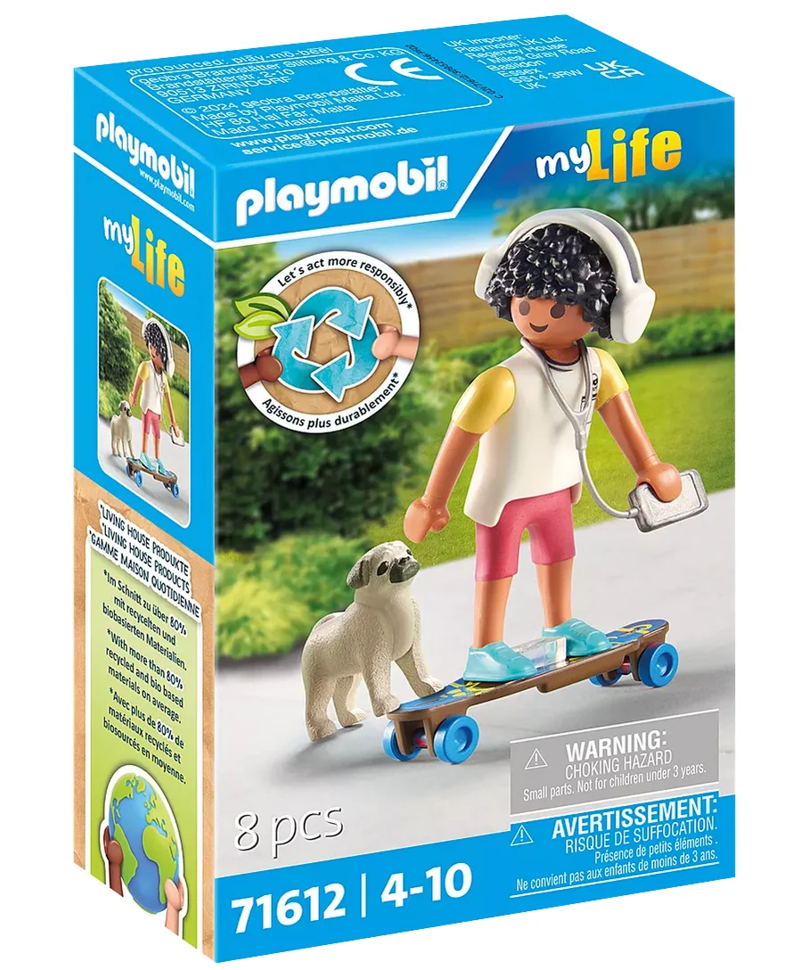Trusted My Life Skateboarder with Dog Exceptional