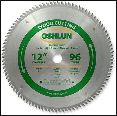 Dependable 12 96T Fine Cut Carbide Tip Wood Cutting Saw Blade Top-Quality