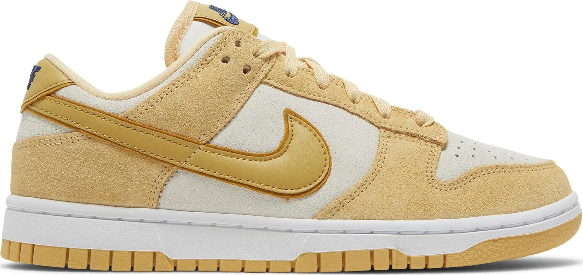Specialty Nike Women's Dunk Low 'Celestial Gold Suede' Sneakers Green
